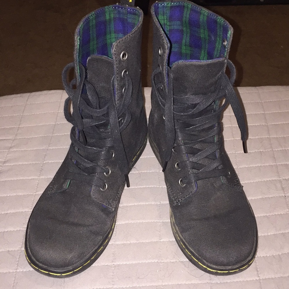 Slim black Dr. Marten boots